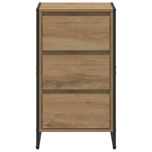 vidaXL Servírovacia skriňa Remeselnícky dub 42 x 36 x 75.5 cm – Obrázok 6