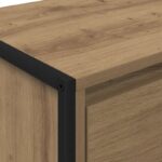 vidaXL Servírovacia skriňa Remeselnícky dub 42 x 36 x 75.5 cm – Obrázok 9