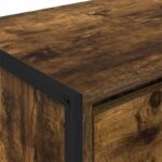 vidaXL TV skrinka Dymová dub 100 x 36 x 49,5 cm Kompozitné drevo – Obrázok 9