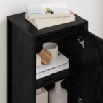 vidaXL Servírovacia skriňa Čierny dub 43 x 36 x 75,5 cm – Obrázok 4