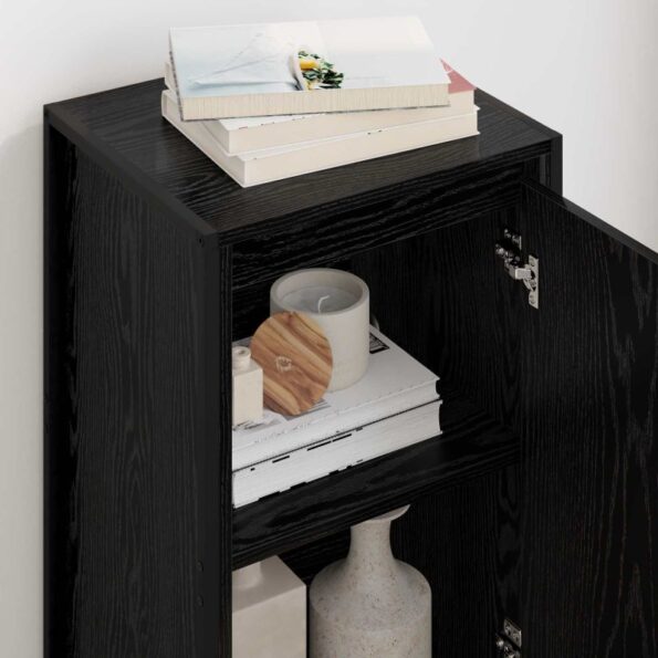 vidaXL Servírovacia skriňa Čierny dub 43 x 36 x 75,5 cm – Obrázok 4