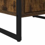 vidaXL Servírovacia skriňa Dymová dub 43 x 36 x 75,5 cm – Obrázok 10