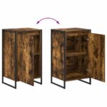 vidaXL Servírovacia skriňa Dymová dub 43 x 36 x 75,5 cm – Obrázok 11