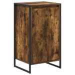 vidaXL Servírovacia skriňa Dymová dub 43 x 36 x 75,5 cm – Obrázok 2