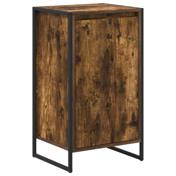 vidaXL Servírovacia skriňa Dymová dub 43 x 36 x 75,5 cm – Obrázok 2