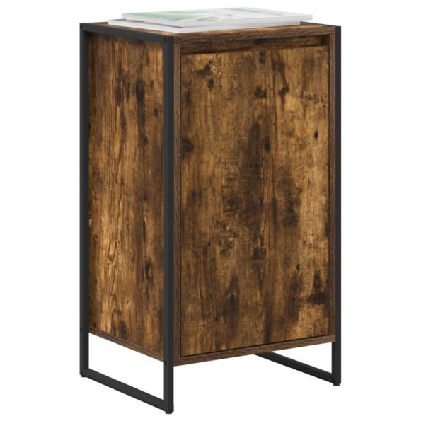 vidaXL Servírovacia skriňa Dymová dub 43 x 36 x 75,5 cm – Obrázok 3