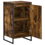 vidaXL Servírovacia skriňa Dymová dub 43 x 36 x 75,5 cm – Obrázok 5