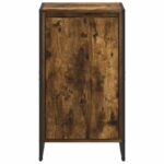 vidaXL Servírovacia skriňa Dymová dub 43 x 36 x 75,5 cm – Obrázok 6