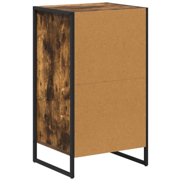 vidaXL Servírovacia skriňa Dymová dub 43 x 36 x 75,5 cm – Obrázok 8