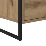 vidaXL Servírovacia skriňa Remeselnícky dub 79 x 36 x 75.5 cm – Obrázok 10