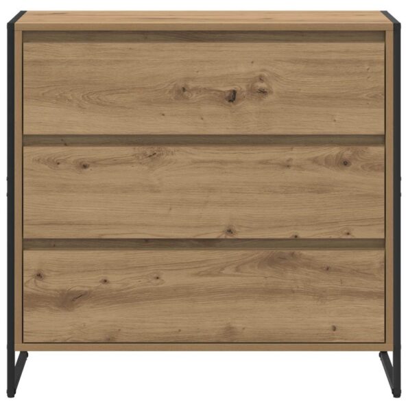 vidaXL Servírovacia skriňa Remeselnícky dub 79 x 36 x 75.5 cm – Obrázok 6