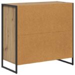 vidaXL Servírovacia skriňa Remeselnícky dub 79 x 36 x 75.5 cm – Obrázok 8