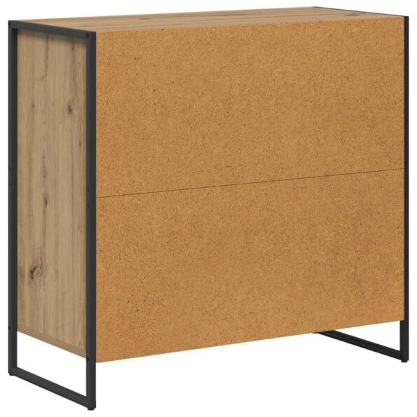 vidaXL Servírovacia skriňa Remeselnícky dub 79 x 36 x 75.5 cm – Obrázok 8