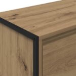 vidaXL Servírovacia skriňa Remeselnícky dub 79 x 36 x 75.5 cm – Obrázok 9