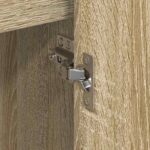 vidaXL Bočná skrinka Sonoma 96,5 x 30 x 75 cm Kompozitné drevo – Obrázok 11