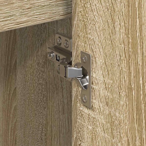 vidaXL Bočná skrinka Sonoma 96,5 x 30 x 75 cm Kompozitné drevo – Obrázok 11