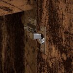 vidaXL Bočná skrinka Staré drevo 96,5 x 30 x 75 cm Kompozitné drevo – Obrázok 11