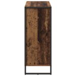 vidaXL Bočná skrinka Staré drevo 96,5 x 30 x 75 cm Kompozitné drevo – Obrázok 7