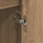 vidaXL Bočná skrinka Remeselnícky dub 96,5 x 30 x 75 cm – Obrázok 11