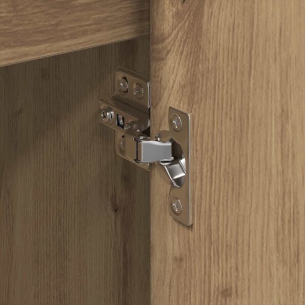 vidaXL Bočná skrinka Remeselnícky dub 96,5 x 30 x 75 cm – Obrázok 11