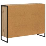 vidaXL Bočná skrinka Remeselnícky dub 96,5 x 30 x 75 cm – Obrázok 8