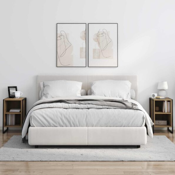 vidaXL Nočný stolík Remeselnícky dub 39.5 x 30 x 50 cm – Obrázok 4