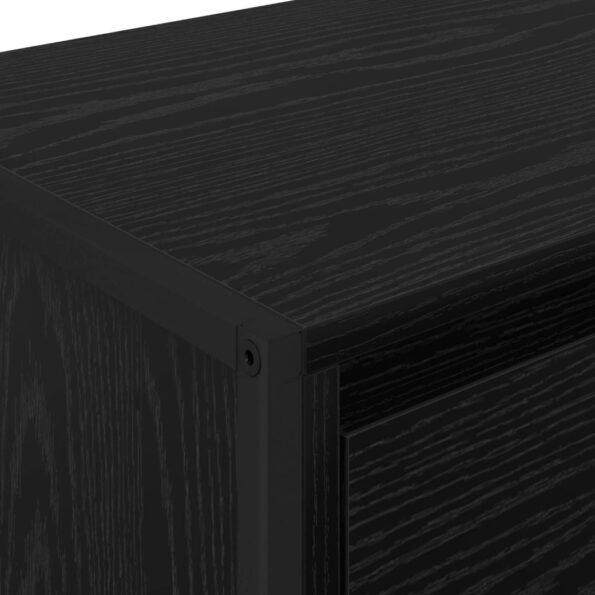 vidaXL Nočný stolík 2 pcs Čierny dub 39,5 x 30 x 50 cm – Obrázok 10