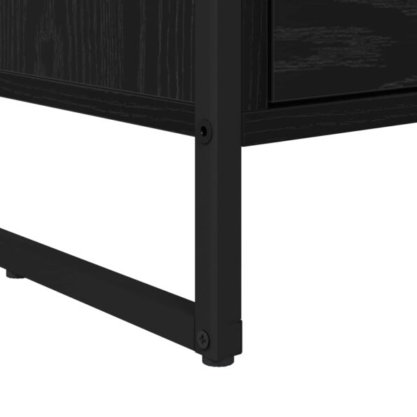 vidaXL Nočný stolík 2 pcs Čierny dub 39,5 x 30 x 50 cm – Obrázok 11
