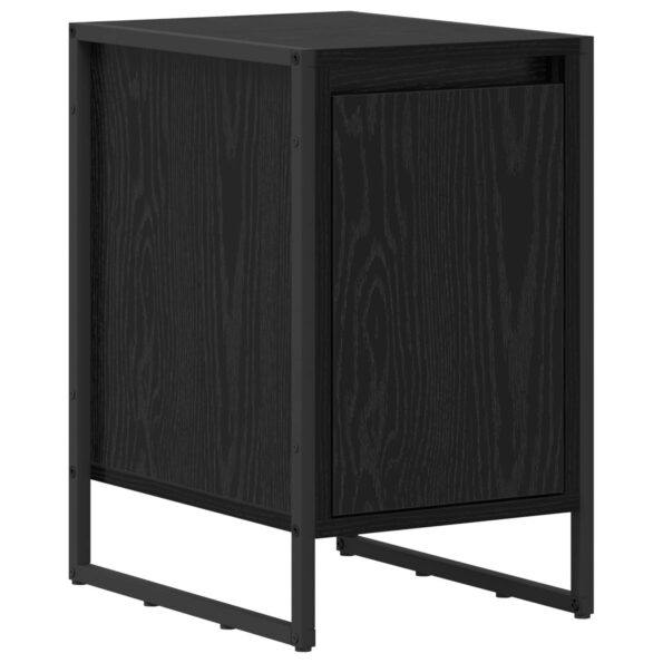 vidaXL Nočný stolík 2 pcs Čierny dub 39,5 x 30 x 50 cm – Obrázok 5
