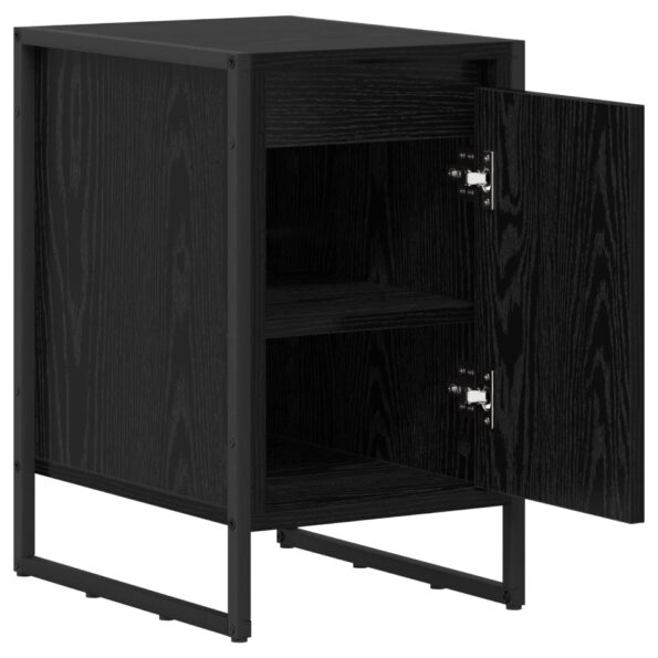 vidaXL Nočný stolík 2 pcs Čierny dub 39,5 x 30 x 50 cm – Obrázok 6