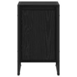 vidaXL Nočný stolík 2 pcs Čierny dub 39,5 x 30 x 50 cm – Obrázok 7