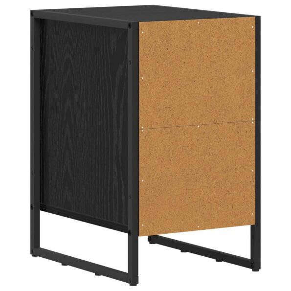 vidaXL Nočný stolík 2 pcs Čierny dub 39,5 x 30 x 50 cm – Obrázok 9