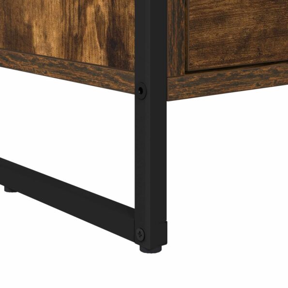vidaXL Nočný stolík Dymová dub 39,5 x 30 x 50 cm Kompozitné drevo – Obrázok 10