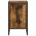 vidaXL Nočný stolík Dymová dub 39,5 x 30 x 50 cm Kompozitné drevo – Obrázok 6