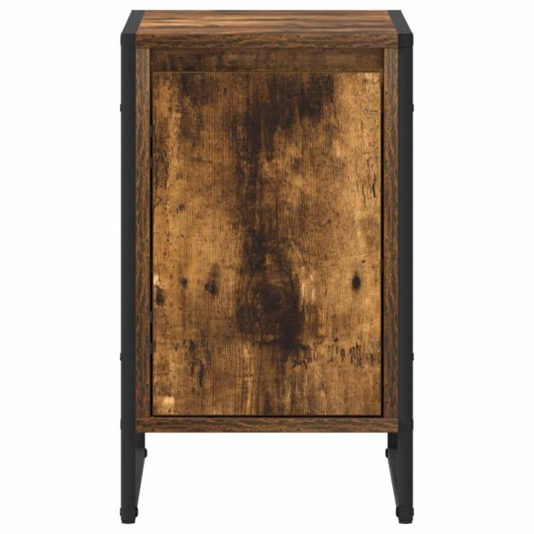 vidaXL Nočný stolík Dymová dub 39,5 x 30 x 50 cm Kompozitné drevo – Obrázok 6