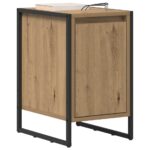 vidaXL Nočný stolík 2 pcs Remeselnícky dub 39,5 x 30 x 50 cm – Obrázok 3