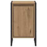 vidaXL Nočný stolík 2 pcs Remeselnícky dub 39,5 x 30 x 50 cm – Obrázok 7