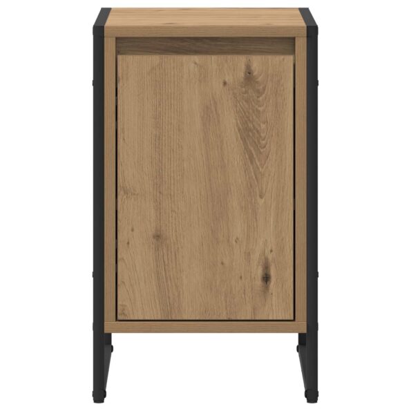 vidaXL Nočný stolík 2 pcs Remeselnícky dub 39,5 x 30 x 50 cm – Obrázok 7