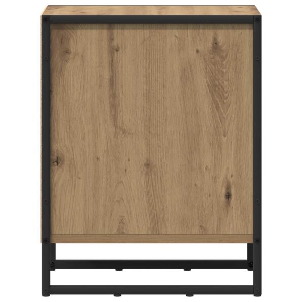vidaXL Nočný stolík 2 pcs Remeselnícky dub 39,5 x 30 x 50 cm – Obrázok 8