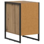 vidaXL Nočný stolík 2 pcs Remeselnícky dub 39,5 x 30 x 50 cm – Obrázok 9