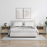 vidaXL Nočný stolík Sonoma 50 x 39,5 x 50 cm Kompozitné drevo – Obrázok 4