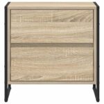 vidaXL Nočný stolík Sonoma 50 x 39.5 x 50 cm Kompozitné drevo – Obrázok 5