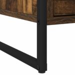 vidaXL Nočný stolík so zásuvkou 2 pcs Dymová dub 50 x 39.5 x 50 cm – Obrázok 10