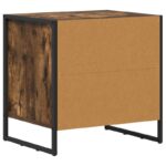 vidaXL Nočný stolík so zásuvkou 2 pcs Dymová dub 50 x 39.5 x 50 cm – Obrázok 8