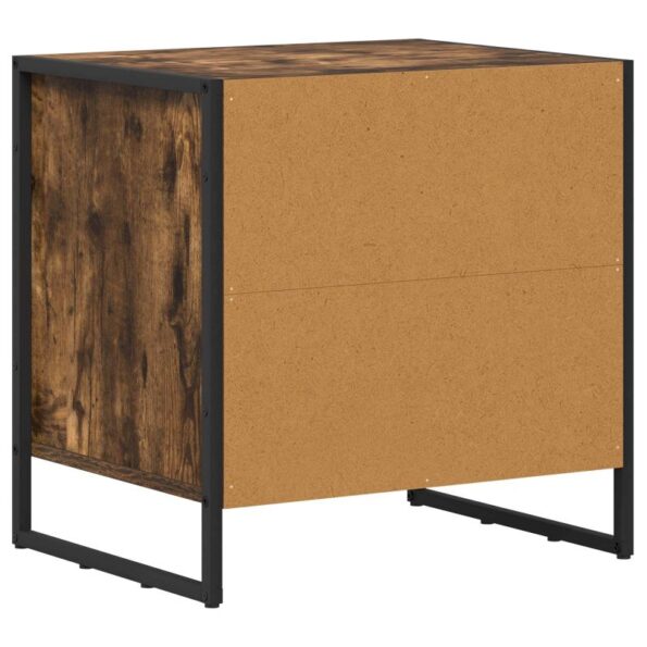 vidaXL Nočný stolík so zásuvkou 2 pcs Dymová dub 50 x 39.5 x 50 cm – Obrázok 8