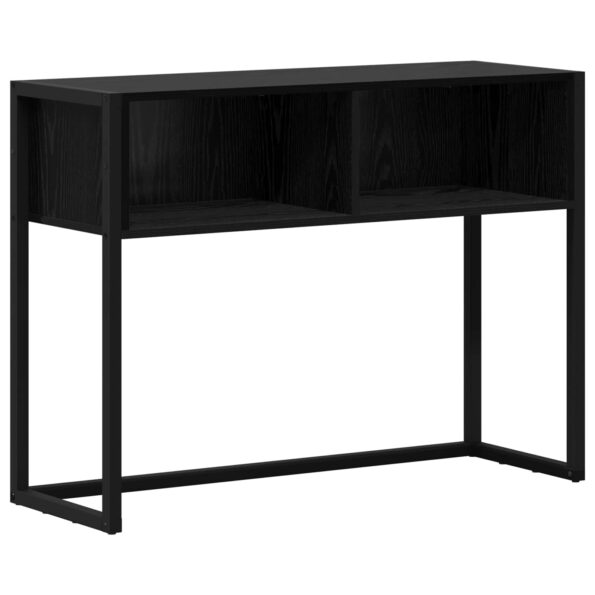 vidaXL Koncový stôl Čierny dub 100 x 36 x 75 cm Kompozitné drevo – Obrázok 2