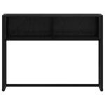 vidaXL Koncový stôl Čierny dub 100 x 36 x 75 cm Kompozitné drevo – Obrázok 5