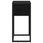 vidaXL Koncový stôl Čierny dub 100 x 36 x 75 cm Kompozitné drevo – Obrázok 6