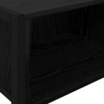 vidaXL Koncový stôl Čierny dub 100 x 36 x 75 cm Kompozitné drevo – Obrázok 8
