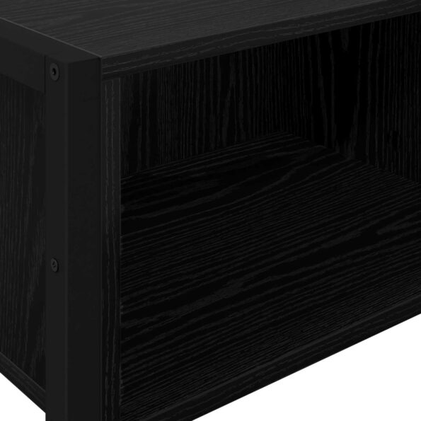 vidaXL Koncový stôl Čierny dub 100 x 36 x 75 cm Kompozitné drevo – Obrázok 8